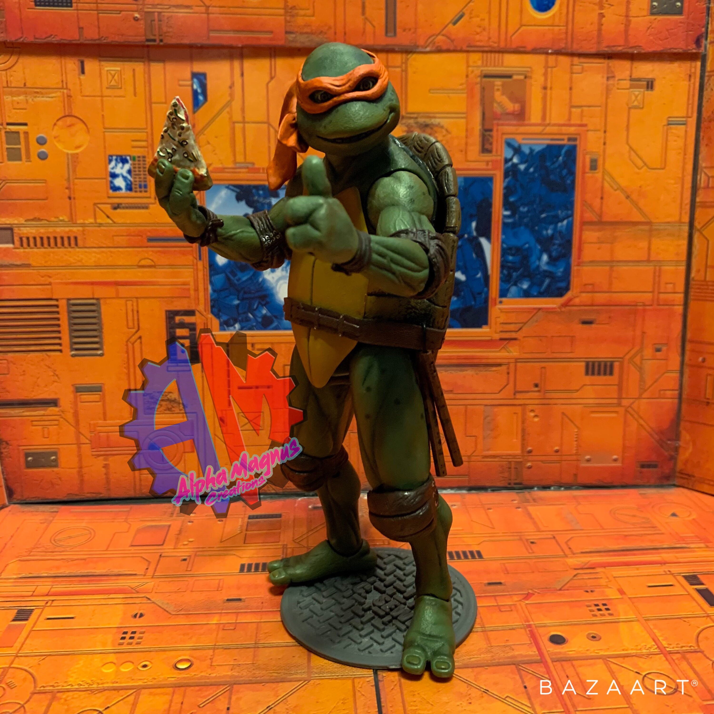 Action Figures 1/4 display stand for action figure NECA SEWER TEENAGE