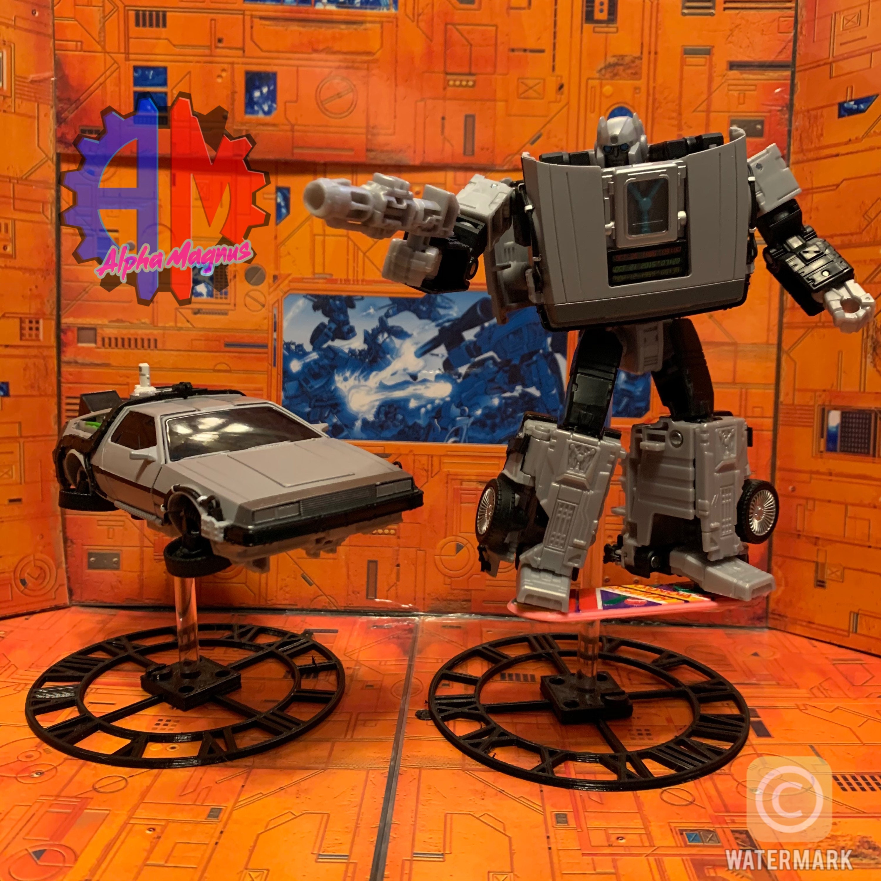 Art & Collectibles Transformers Inspired Autobot Collectibles Display