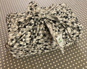 Furoshiki 0,75m - emballage cadeau tissu - papier cadeau en tissu