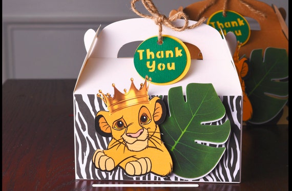 Lion King Theme Party Box Lion King Party Simba Birthday Etsy