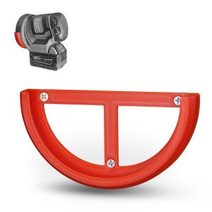 QuickDock Sander Mount for Milwaukee M18 5” (125mm) Random Orbit Sander | Skadis or Wall Mountable Holder for Random Orbit Sanders