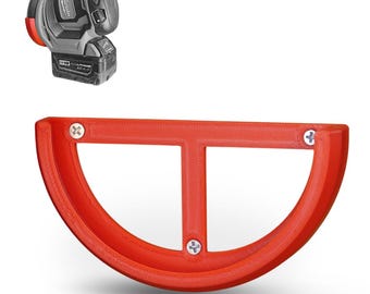 QuickDock Sander Mount for Milwaukee M18 5” (125mm) Random Orbit Sander | Skadis or Wall Mountable Holder for Random Orbit Sanders