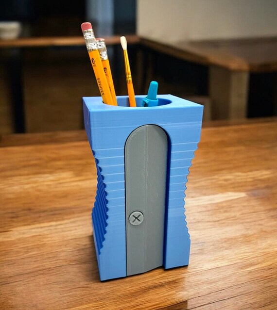 Giant Pencil Sharpener Desk Organizer Pen and Pencil Holder Classroom Decor Art Class Supplies Teacher Student Back to School Gift Etsy