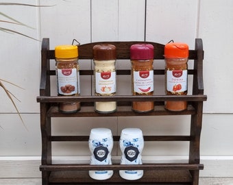 Vintage Wooden Spice Rack, Spice Cabinet, Spice Storage, Kitchen Storage, Kitchen Organizer, Hanging Spice Rack, Kitchen Shelf