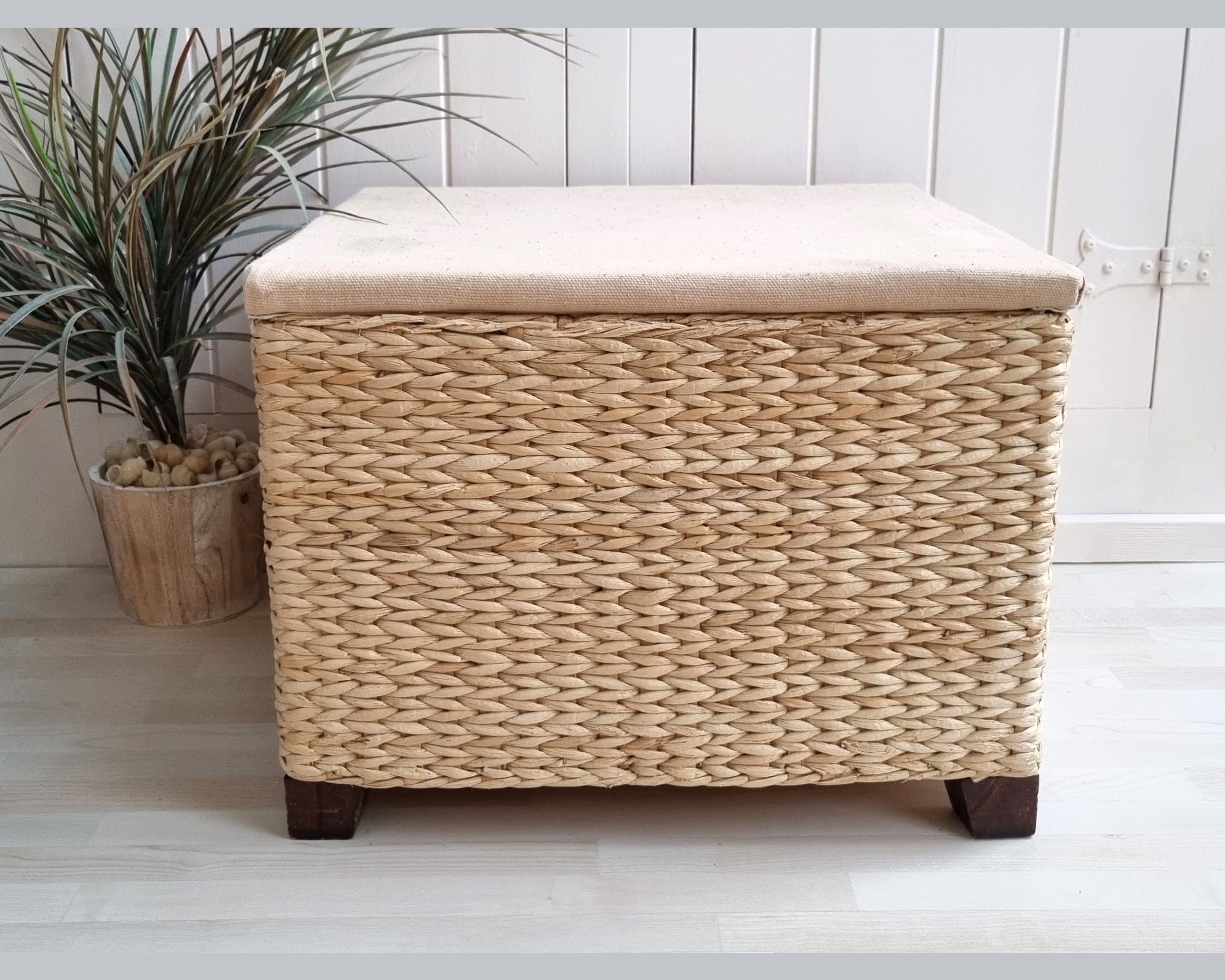 Basket 2024 storage ottoman