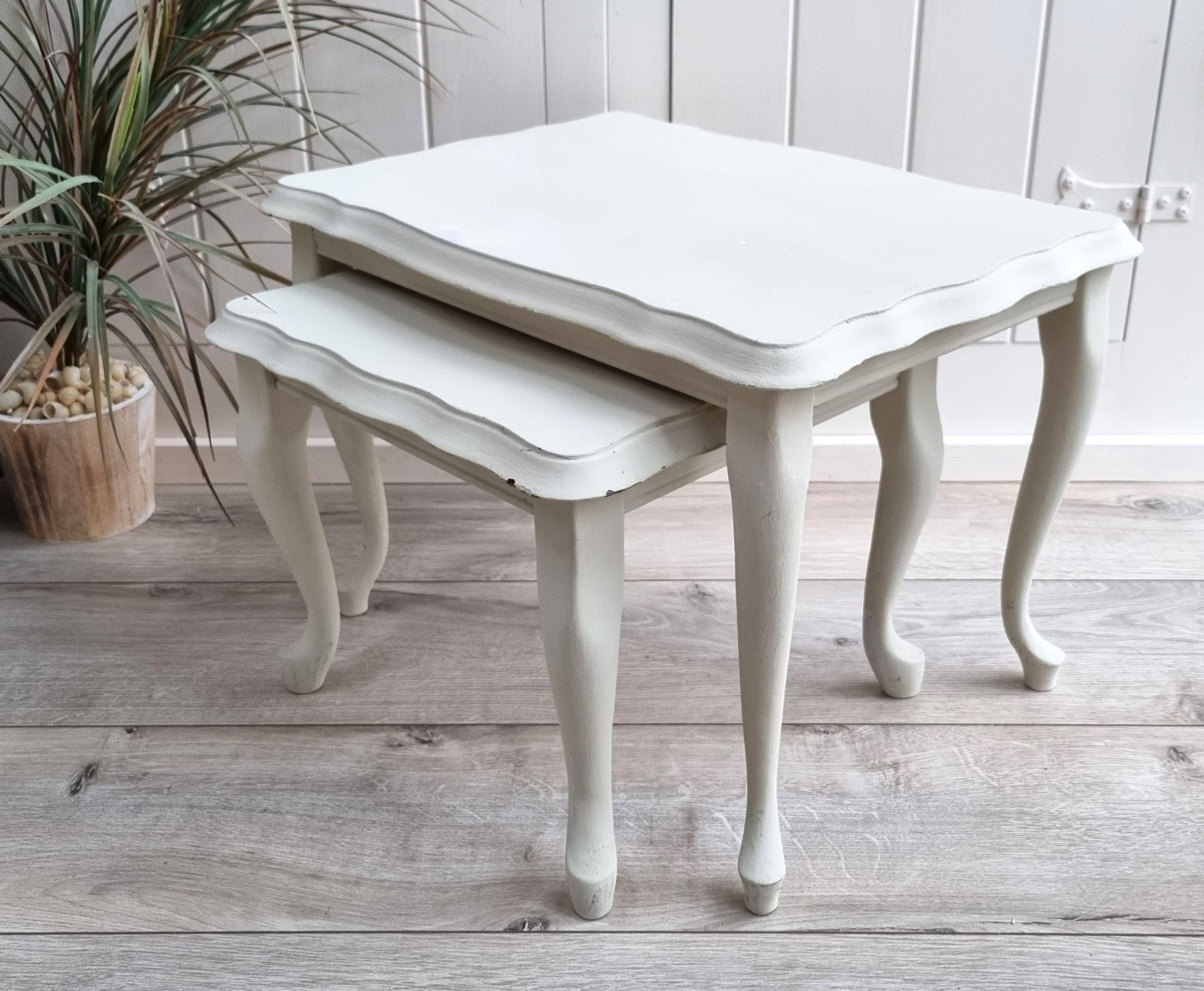 Shabby chic nest of tables discount