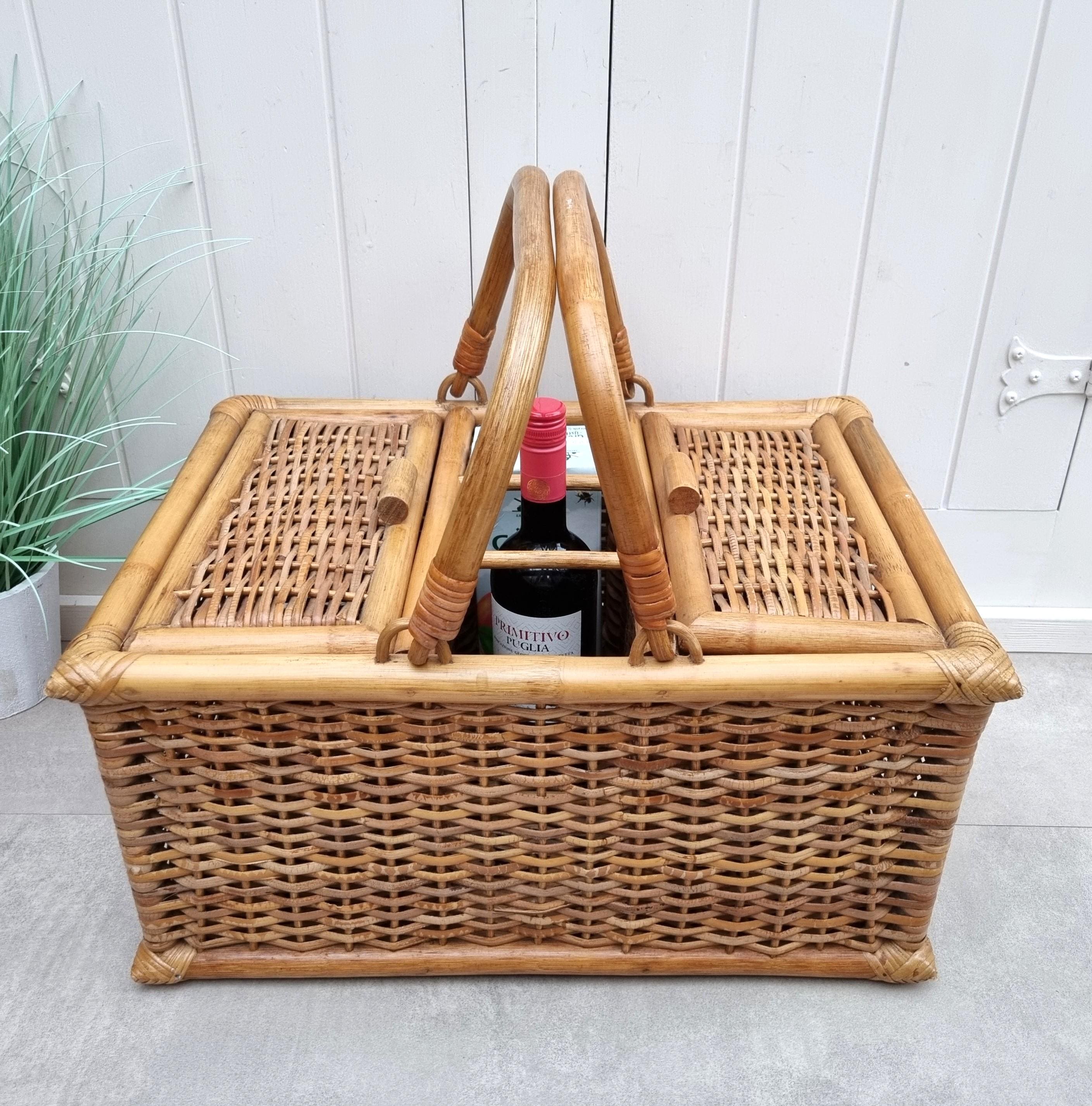 BREXTON　ブレクストン　ヴィンテージ　ピクニックバスケット　2人 Brexton picnic set - Etsy 日本