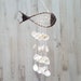 Wicker Fish & Shell Wind Chime Coastal Mobile Seashell Wind - Etsy
