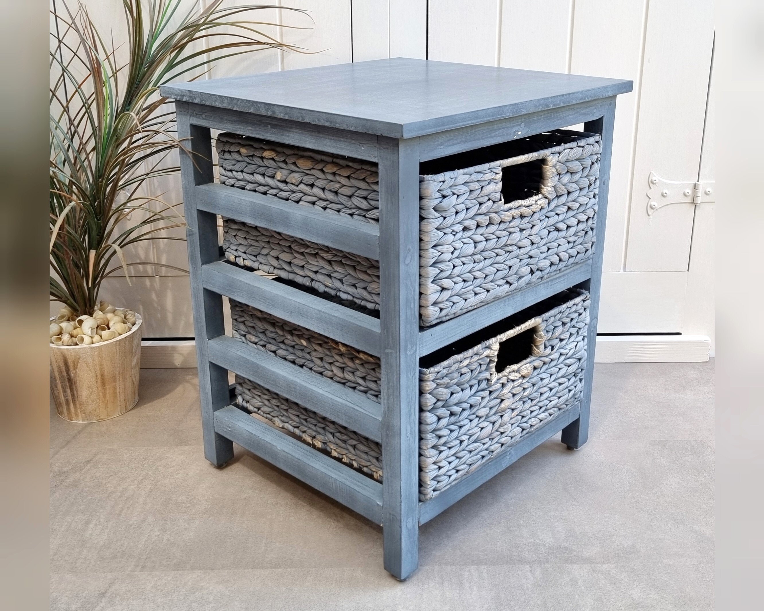 Small blue nightstands deals