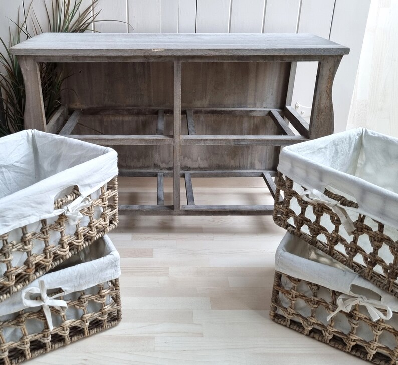 Vintage Wicker Drawers 4 Drawer Wicker Furniture Etsy