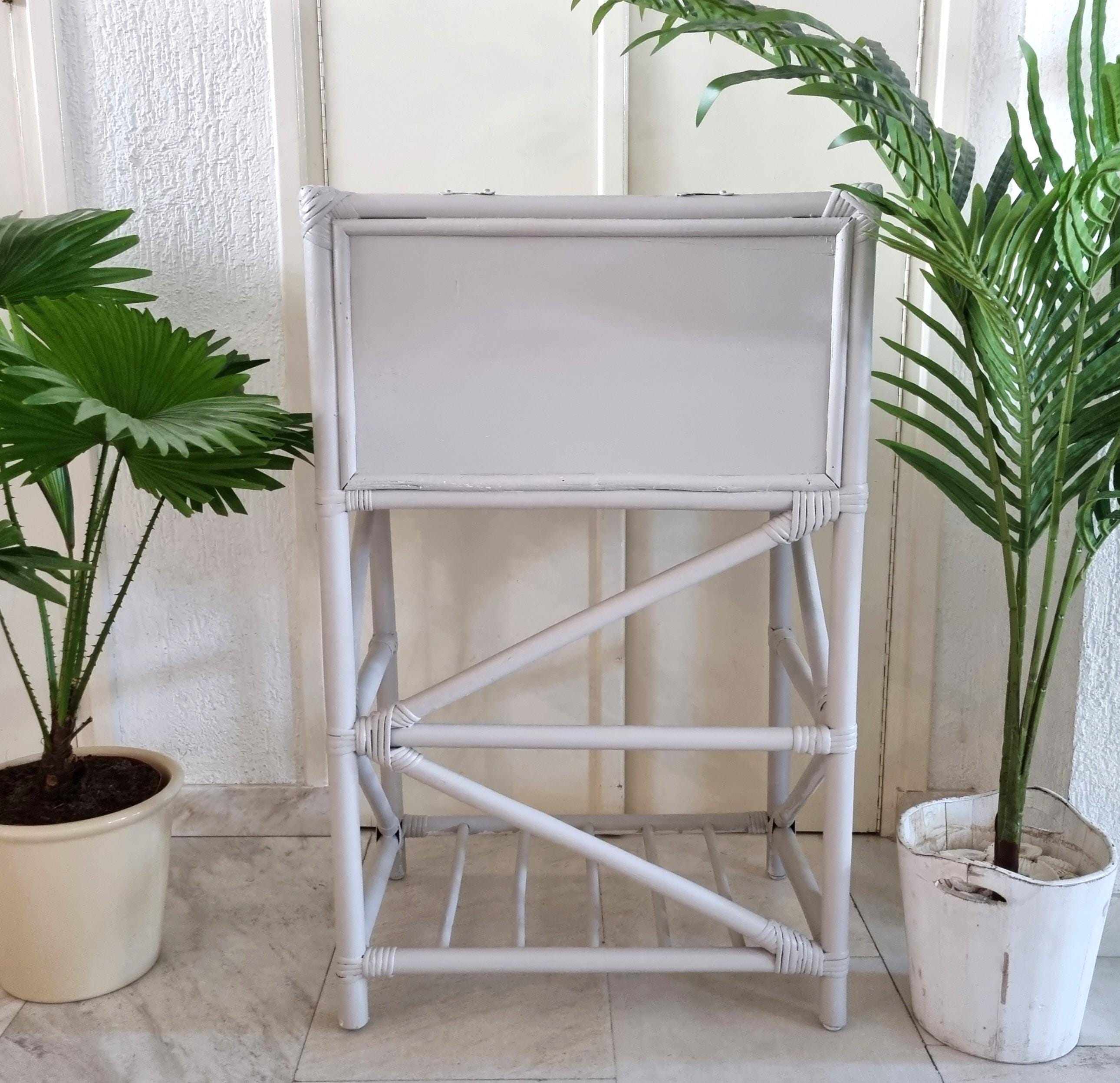 badezimmerschrank bambus wei en.casa Badezimmerschrank Epind  Bambus-Upgrade frs Bad