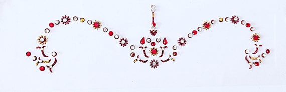 Bindi Bridal Peer Face Gems Stick Sticker Jewels Bindi Dots Body