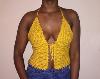 Picot Stitch Bralette Pattern