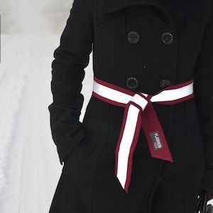Reflective Belt for Coat, Dog Walker gift. Dog Walking Belt. Trench, Outdoor Jacket. Women Accessories. Useful Gifts, Traveling Gift for Mom