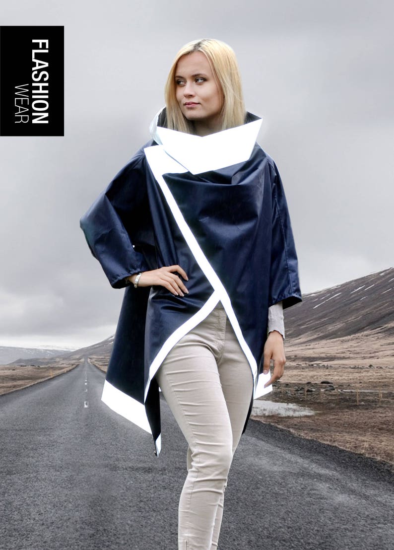 Reflective Rain Jacket rain Coat Rain Jacket Women Men. Etsy