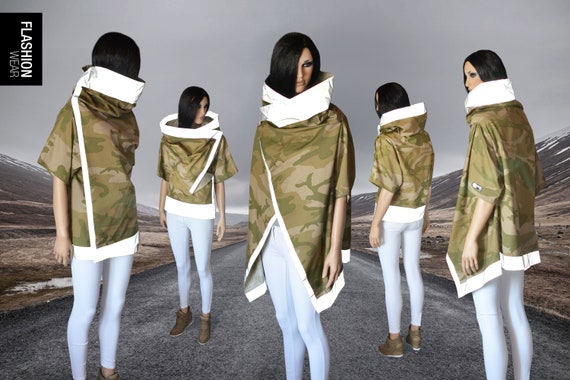 oversized army jacket womens