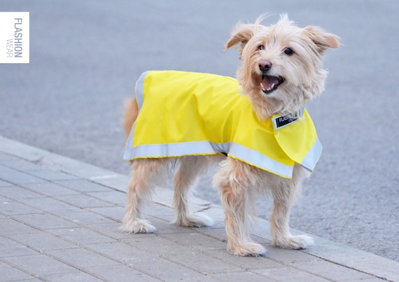 Hunde-Sicherheitsweste. Hund Regen Mantel, reflektierende Hundeweste,  benutzerdefinierte Hundekleidung, Geschenk für Hundebesitzer. Hund custom  Kleidung Hund Regenmantel Custom. - .de