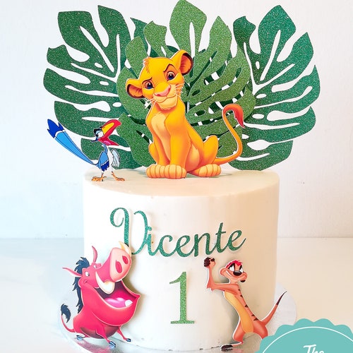 Lion King Cake Topper Simba Topper Lion King Theme Disney Etsy