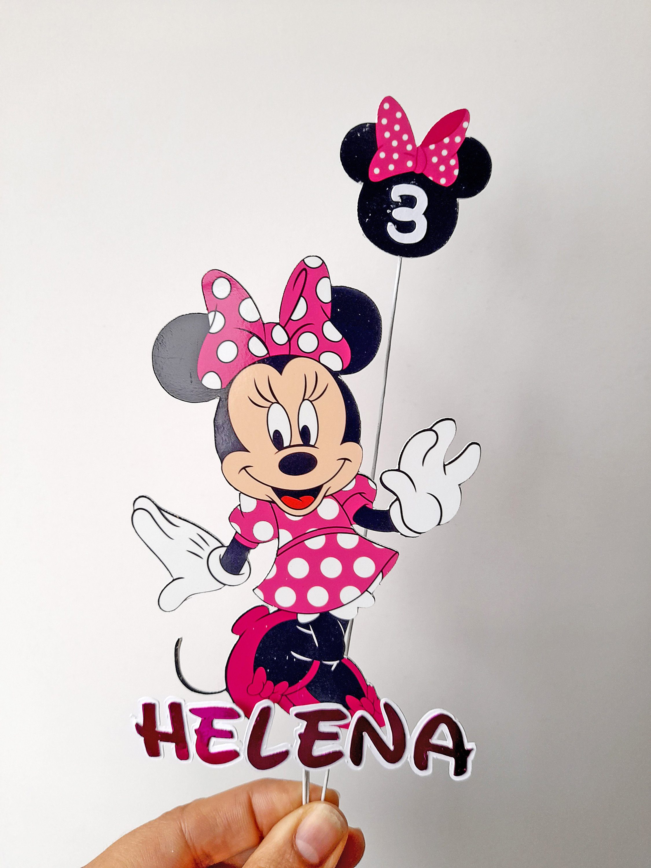 Minnie Mouse Cake Topper Template Minnie Mouse Cake Topper Template