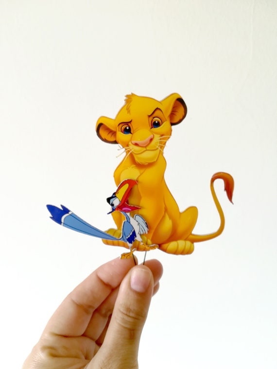 Lion King Cake Topper Simba Topper Lion King Theme Disney Etsy