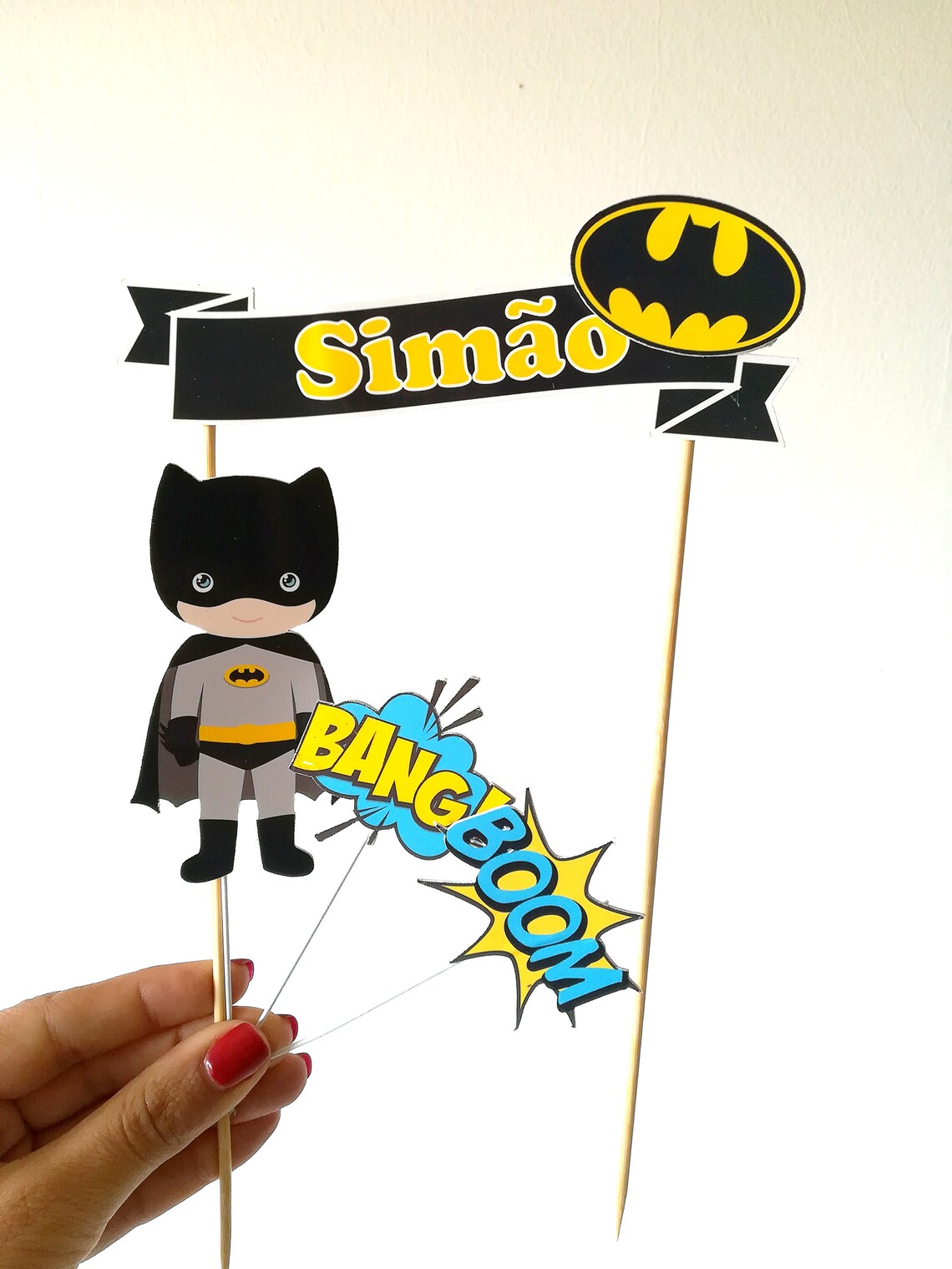 Batman Kuchen Deckel Batman Topper Batman Thema Comic-Buch ...