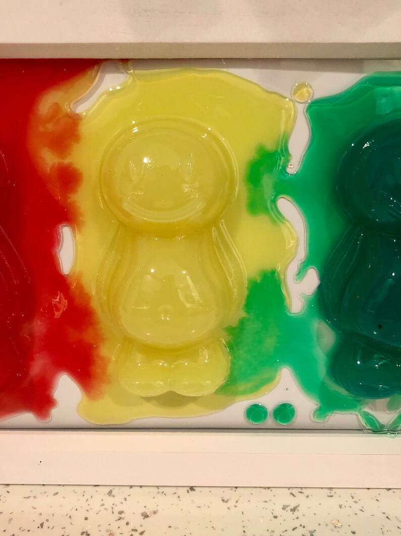 Limited Edition Pride Rainbow Melting Jelly Babies Artwork, Liquid Art Etsy UK