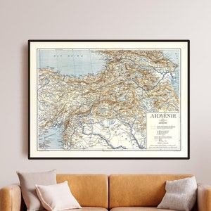 Archiwalna mapa Armenii – kartografia historyczna