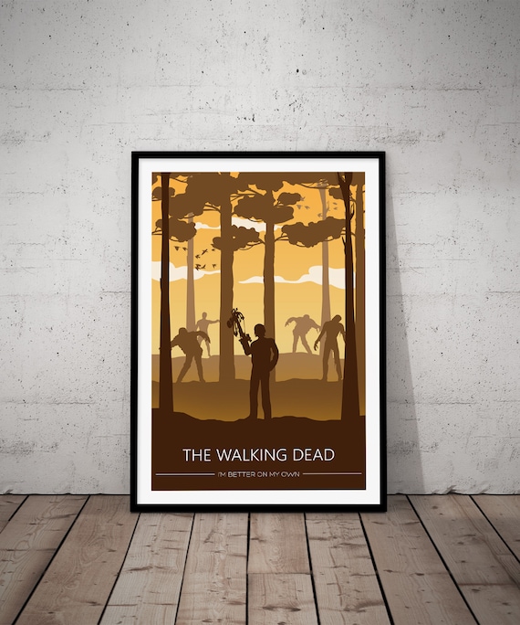 The Walking Dead Poster, Printable Download, Walking Dead