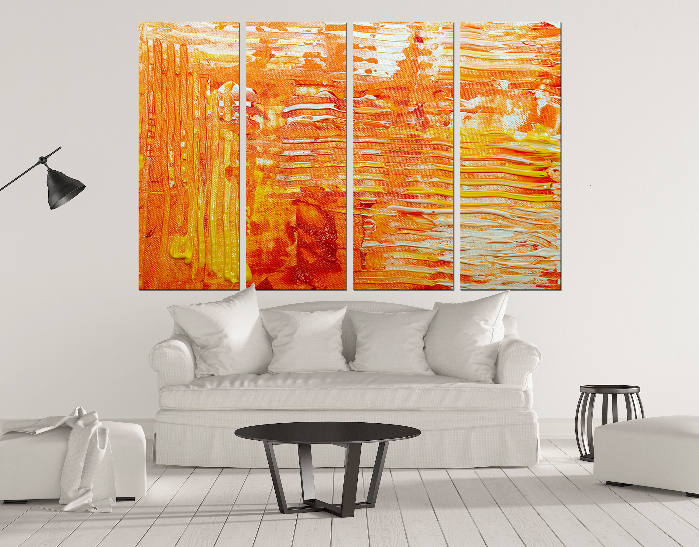 Abstract Canvas Wall Art Printed Decor Print Ready to Hang Etsy