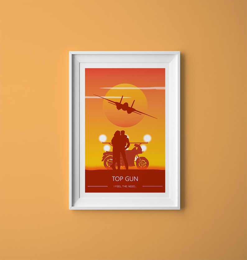 Top Gun Poster Top Gun Wall Art Top Gun Decor Top Gun Print Etsy Canada