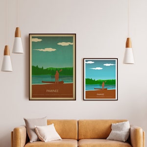 Pawnee National Park, Pawnee poster, Pawnee print, Pawnee art, Parks and Recreation,  Christmas Gift