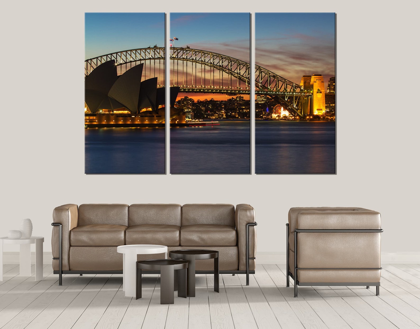 Sydney Harbour Bridge Canvas Wall Art Decor Print Skyline | Etsy