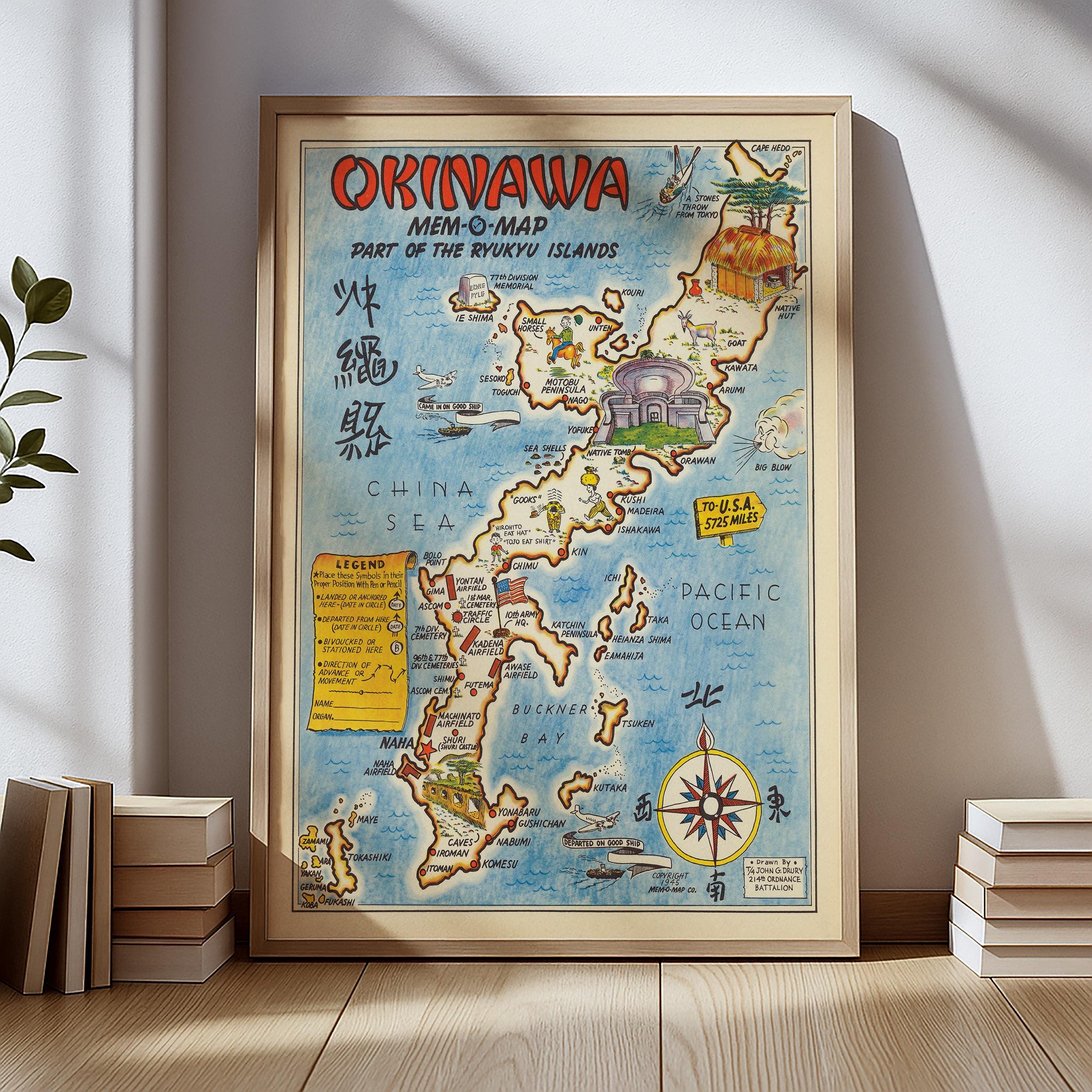 Okinawa Poster - Etsy Canada