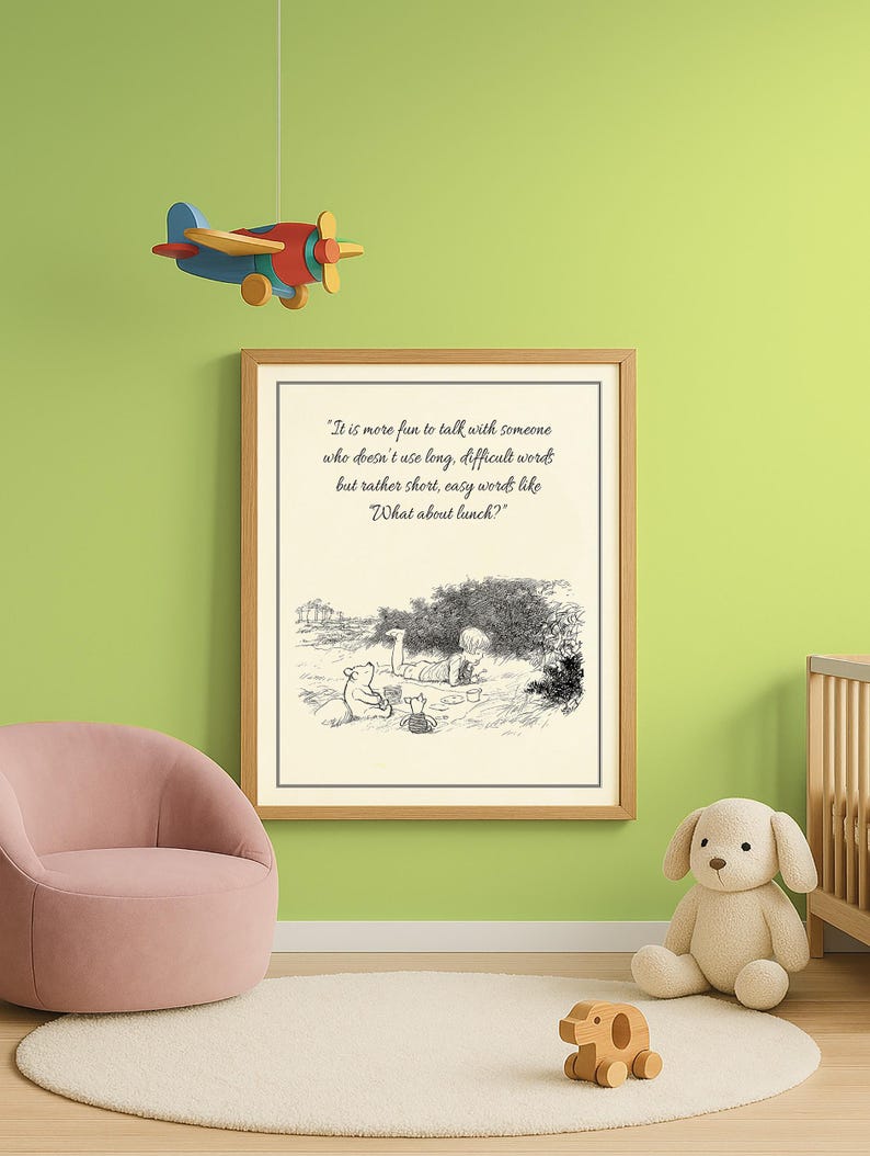 vintage-winnie-the-pooh-picnic-poster-1926-milne-illustration-pooh