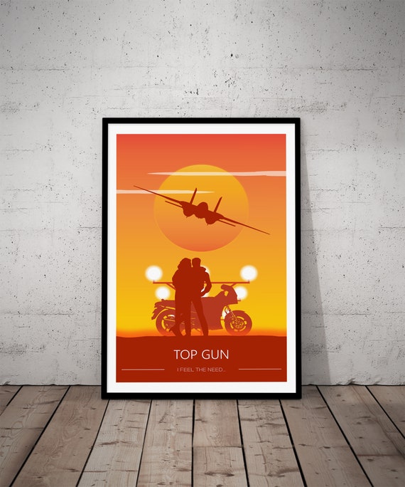 Top Gun Movie Film Photo Print Poster Picture Wall Art Tom Cruise