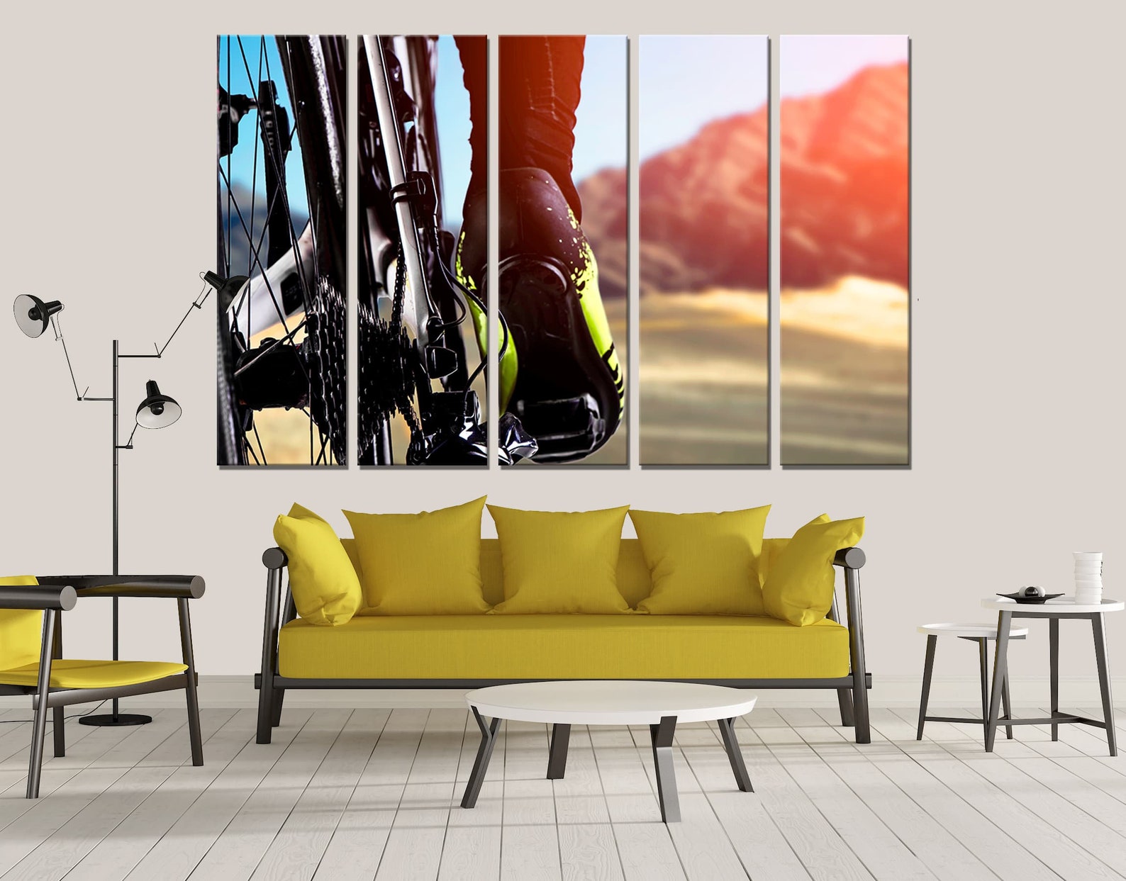 bicycle canvas wall art
