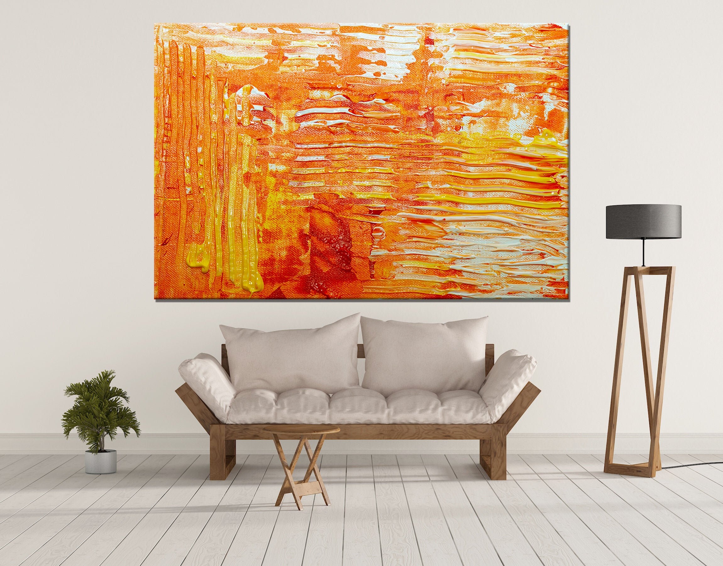 Abstract Canvas Wall Art Printed Decor Print Ready to Hang | Etsy