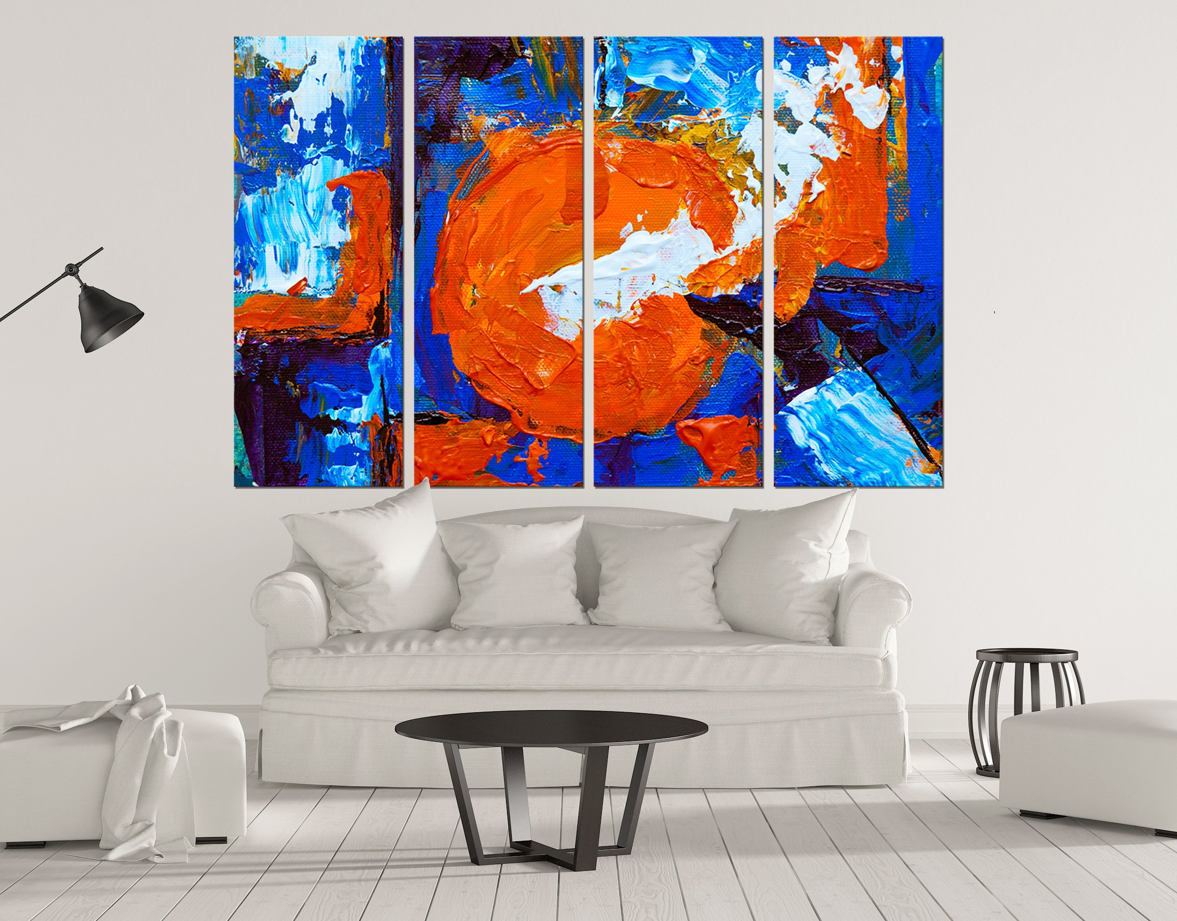 Abstract Canvas Wall Art Printed Decor Print Ready to Hang | Etsy