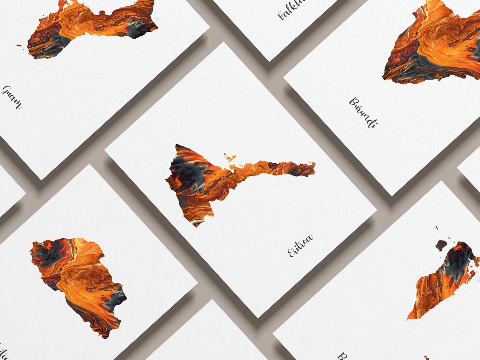 Eritrea Map Eritrea Poster Eritrea Wall Art Eritrea Decor | Etsy