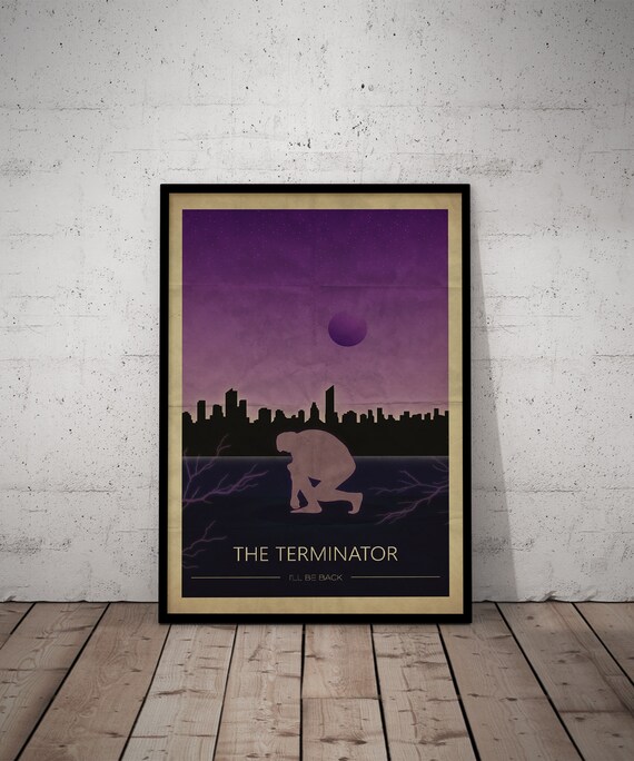Arnold Schwarzenegger Terminator Movie Home Wall Art Canvas Picture Print A1 A0