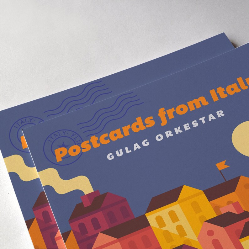 Beirut band poster Postcards from Italy print Zach Condon Etsy