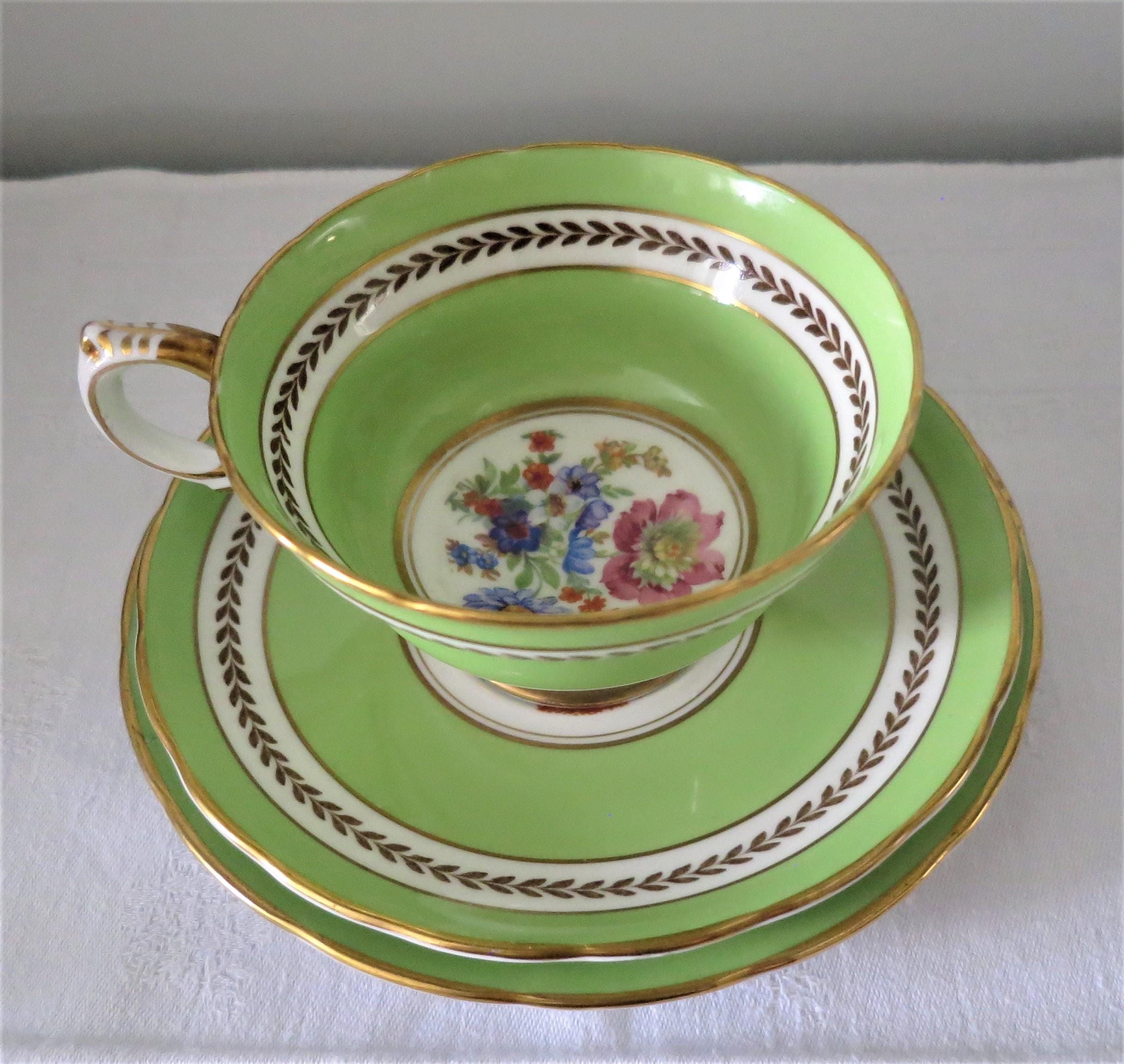 1860年代〜　オールドミントン　デンマーク　オクトゴナル　ディナー皿　※補修有 Antique Minton China - Etsy Norway