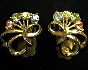 Boucles D'oreilles Clips Vintage Payot - Occasion, Fermoir à Clip