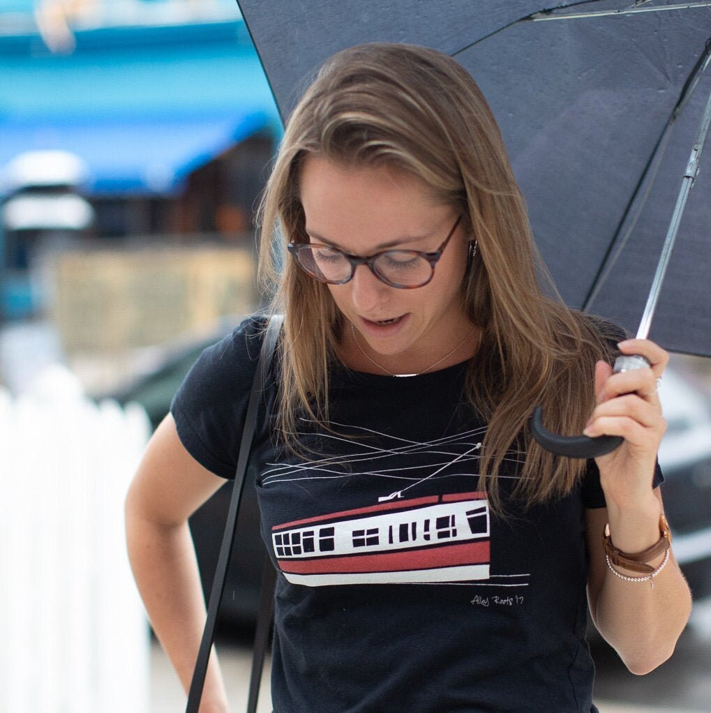 Toronto Street Car T-shirt Alley Roots 