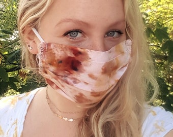 Washable face masks 100% cotton. Boho | Tie Dye | Batik | Protective Mask | Makeshift Mouth Nose Mask, Washable & Reusable
