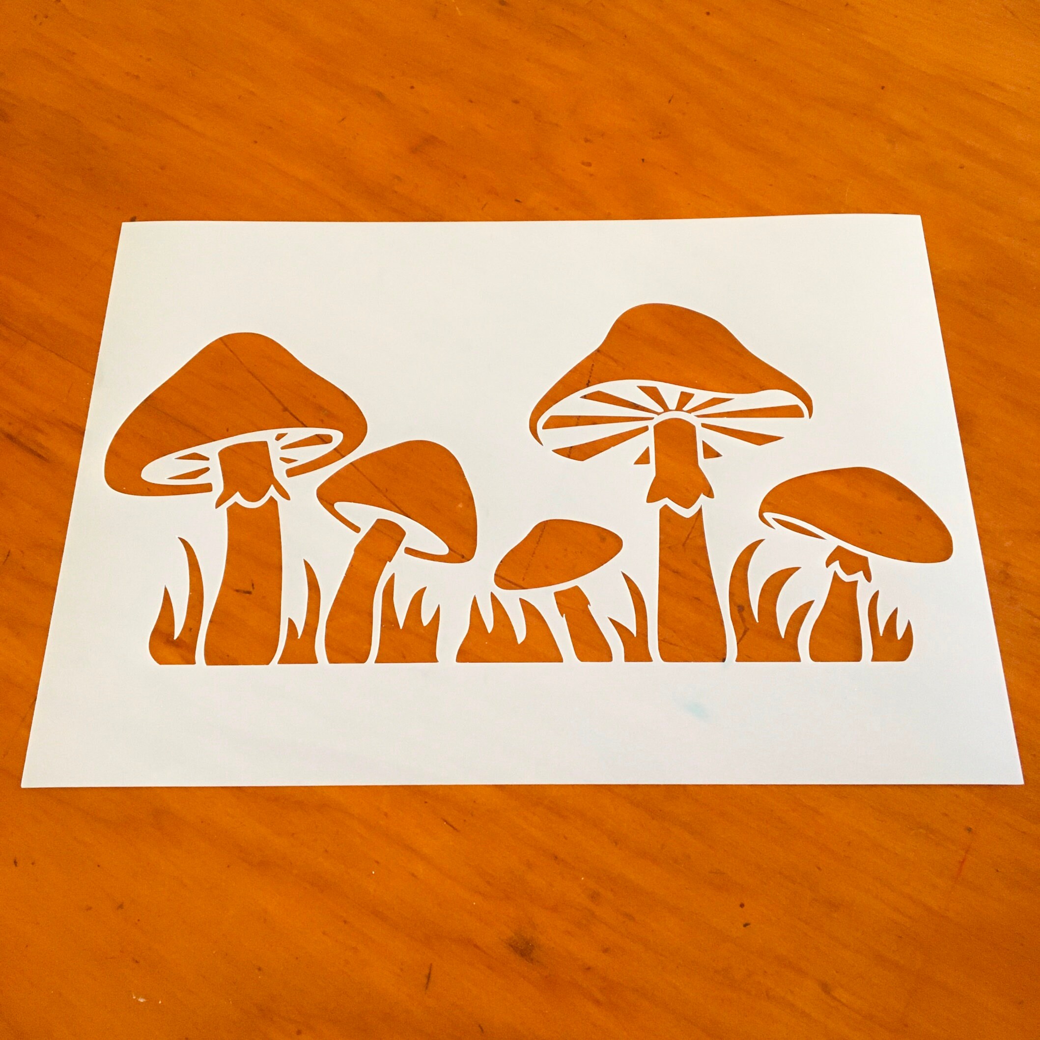 Mushroom Stencil Printable Different Types Of Mushrooms In One Picture 