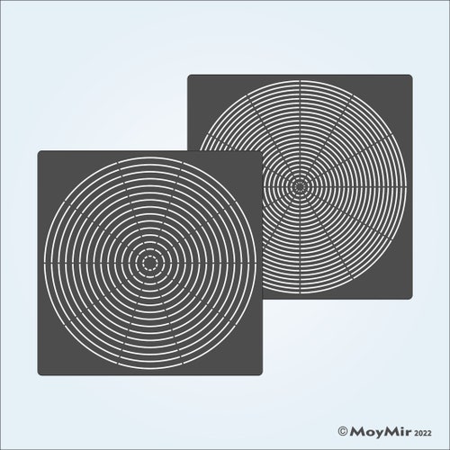 Large Template Mandala Circle Quilting Stencils Inches or Etsy Large Template Mandala Circle Quilting Stencils Inches or Etsy