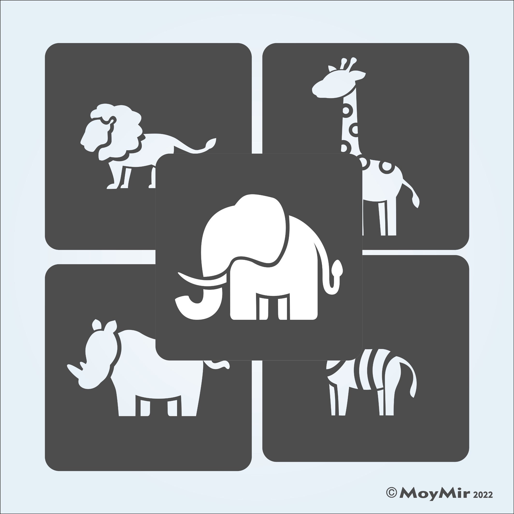 Animal Stencils - Etsy Animal Stencils - Etsy