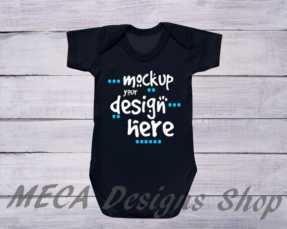 Black Bodysuit Mockup On White Wood Bodysuit Mockup Baby Black Bodysuit Mockup On White Wood Bodysuit Mockup Baby