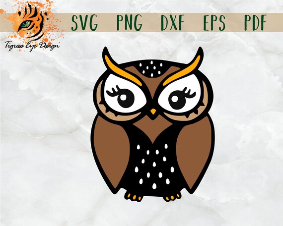 Download Owl Svg Owl Cutting File Owl Dxf Owl Crafting File Vinyl Etsy